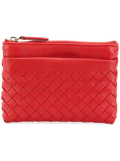 кошелек для монет на молнии с плетеным дизайном Bottega Veneta