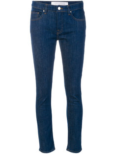 джинсы слим в стиле пэчворк  Victoria Victoria Beckham