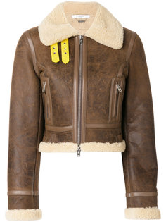 байкерская куртка с подкладкой из овечьей шерсти Givenchy