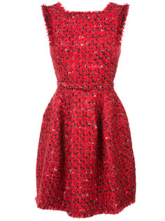 платье с бахромой Oscar de la Renta