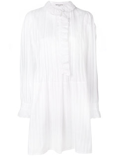 полупрозрачное платье-рубашка с полосками Sonia Rykiel