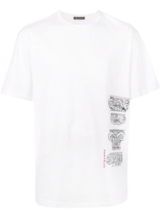 футболка с принтом колонн Versace
