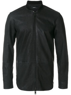 кожаная куртка на молнии Diesel
