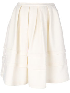 пышная юбка с тиснеными полосками  Ermanno Scervino
