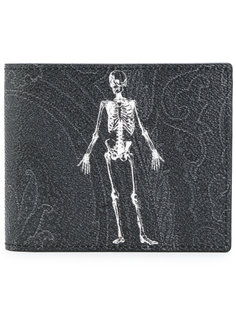 кошелек с изображением скелета Etro
