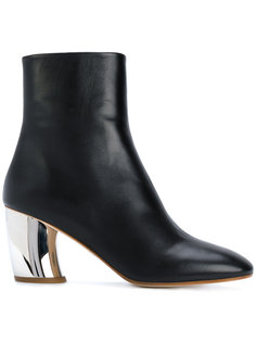 ботильоны с серебристым каблуком Proenza Schouler