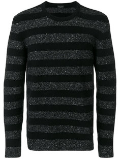 свитер с круглым вырезом в полоску Roberto Collina