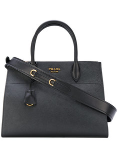 сумка-тоут с логотипом Prada