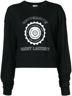 укороченный свитер Saint Laurent