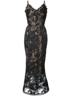 платье на бретелях Marchesa Notte