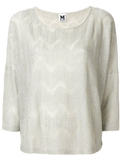 трикотажный топ с вышивкой M Missoni