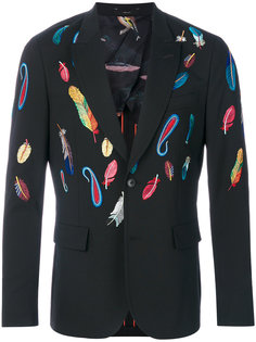 блейзер с вышитыми перьями Paul Smith