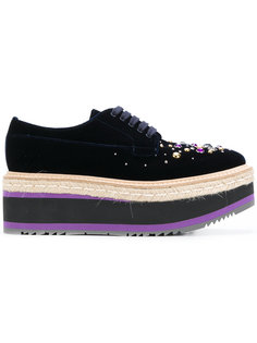 туфли на платформе Prada