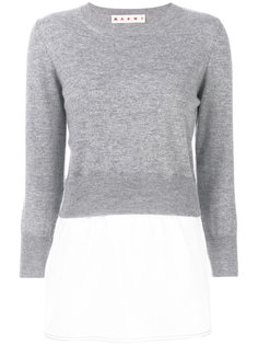 свитер с круглым вырезом Marni