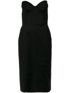 strapless midi dress Andrea Marques