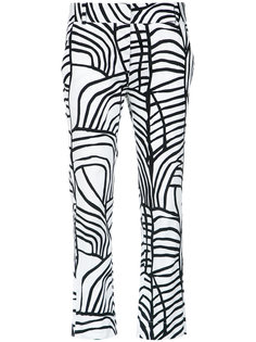 printed straight-leg trousers Andrea Marques