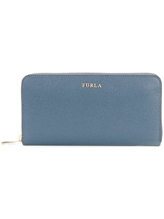 кошелек на молнии с логотипом Furla