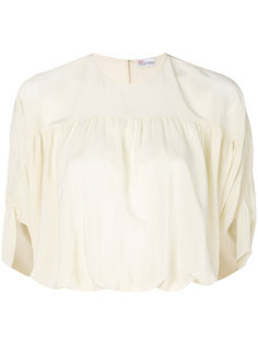 топ с отворотами на рукавах  Red Valentino