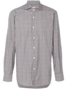 рубашка в клетку гингем Kiton