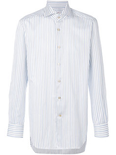 полосатая рубашка Kiton