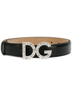 ремень с фирменной пряжкой Dolce &amp; Gabbana