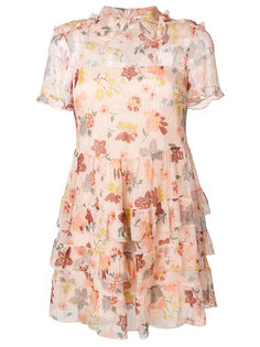 платье с цветочным принтом Red Valentino