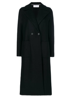 удлиненное двубортное пальто  Harris Wharf London