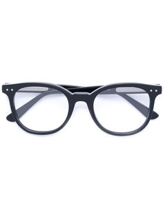 очки в круглой оправе Bottega Veneta Eyewear