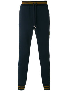 спортивные штаны с металлизированной отделкой Dolce &amp; Gabbana