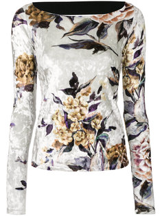 свитер с цветочной вышивкой Mm6 Maison Margiela
