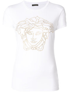 футболка Medusa с украшением из кристаллов Versace