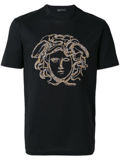 футболка с декором Medusa Versace