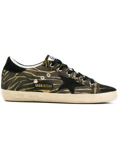 кеды зебровой расцветки Golden Goose Deluxe Brand