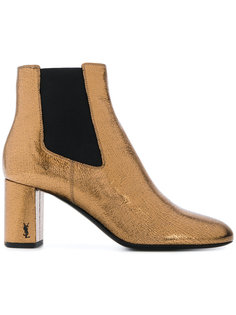 блестящие ботинки челси Saint Laurent