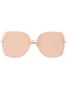 солнцезащитные очки Oval Linda Farrow