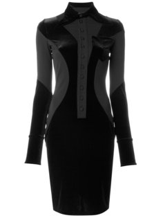платье с воротником на пуговицах Givenchy