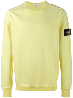 толстовка с логотипом на рукаве Stone Island