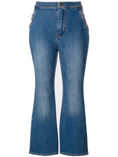 укороченные расклешенные джинсы Ellery