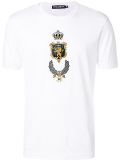 футболка с аппликацией Dolce &amp; Gabbana