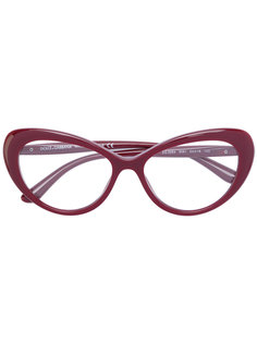 очки в оправе "кошачий глаз" Dolce &amp; Gabbana Eyewear