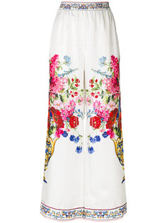 брюки с принтом Majolica Dolce &amp; Gabbana