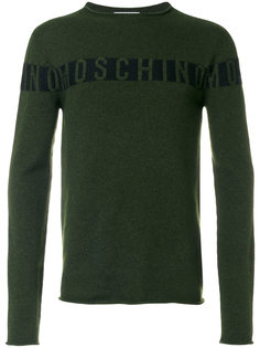 свитер с логотипом Moschino