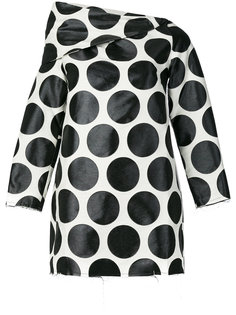 платье шифт в горошек  Marquesalmeida