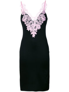 платье миди с кружевной отделкой  Givenchy
