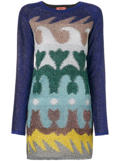 приталенное платье с принтом  Missoni