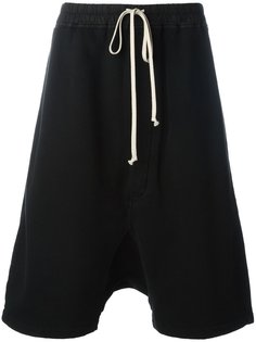 шорты с заниженным шаговым швом Rick Owens DRKSHDW