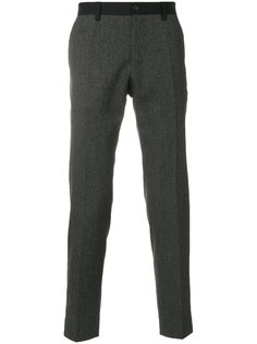 классические брюки с контрастной окантовкой Dolce &amp; Gabbana