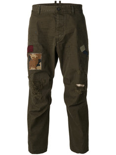 брюки Hiking с потертой отделкой Dsquared2