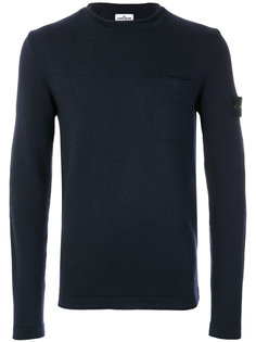свитер с накладным карманом Stone Island