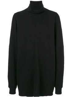футболка с длинными рукавами и отворотной горловиной Rick Owens DRKSHDW